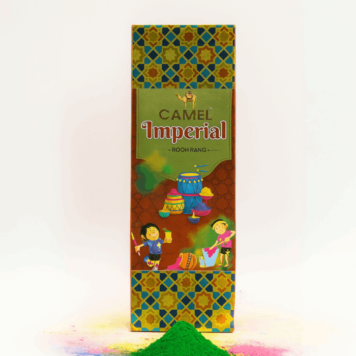 Imperial Holi Colour 10g Dibbi Box (Pack of 10) – Camel | Safe, Non-Toxic Gulal for Festivals, Events & Gifting | Skin-Friendly, Vibrant Shades - Image 2