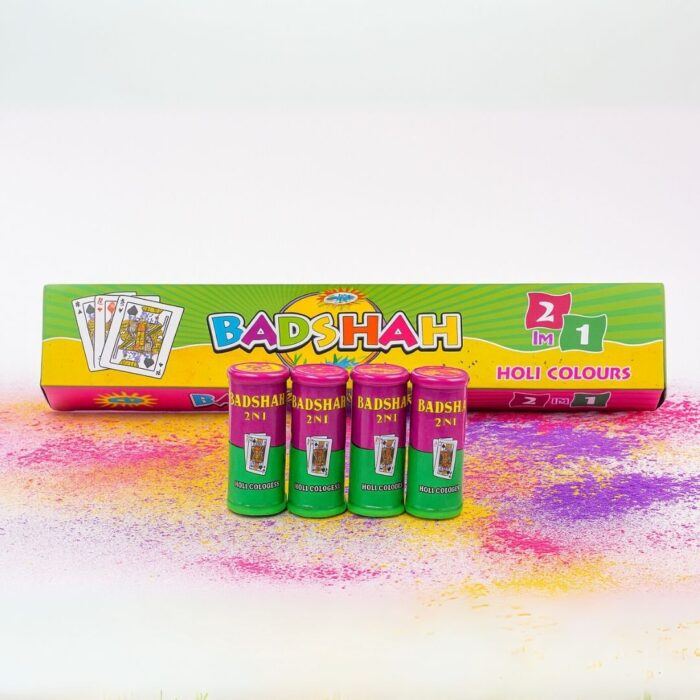 Badshah (2 in 1) Holi Color Rooh Rang – Camel | Premium Gulal & Colour Spray Combo | Herbal, Skin-Safe & Non-Toxic | Festive Vibrance in One Pack |Pack of 10
