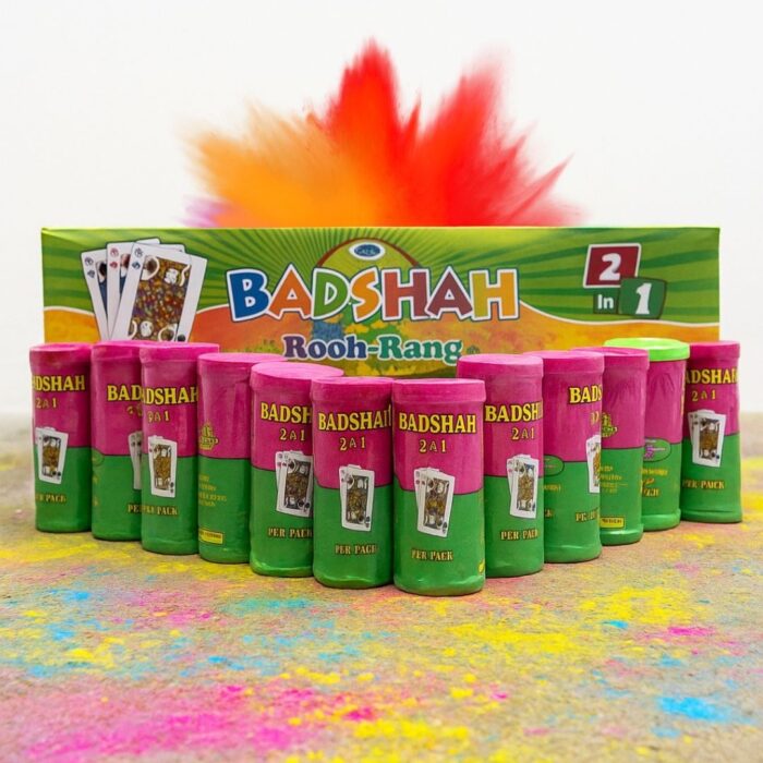 Badshah (2 in 1) Holi Color Rooh Rang – Camel | Premium Gulal & Colour Spray Combo | Herbal, Skin-Safe & Non-Toxic | Festive Vibrance in One Pack |Pack of 10 - Image 4