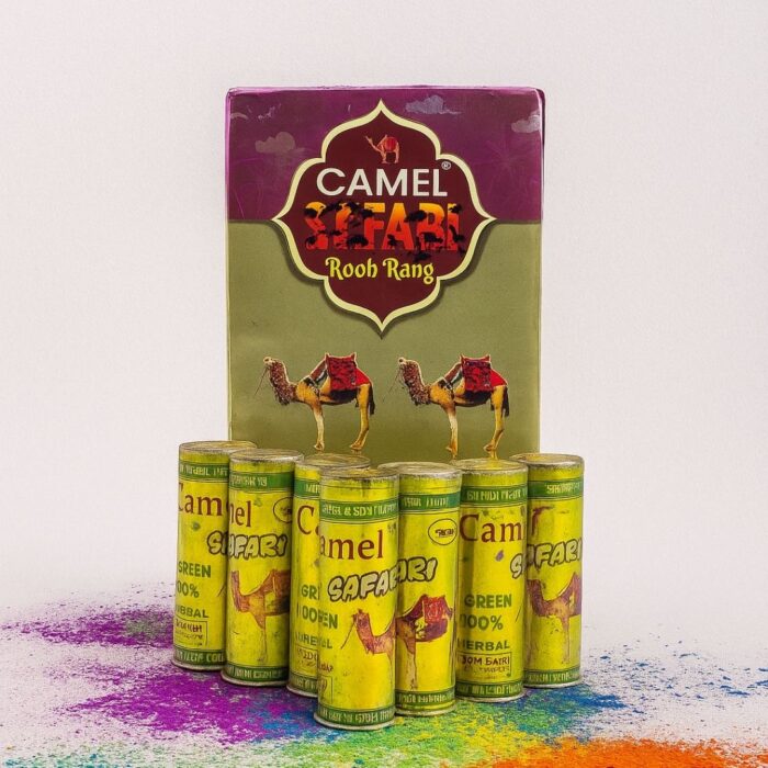 10g Holi Colour Dibbi Box (Rooh Rang) – Camel | Herbal, Non-Toxic Gulal for Vibrant & Safe Celebrations | Skin-Friendly Festive Colour Powder | Pack of 12