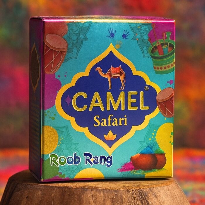 Safari 5g Dibbi Box Rooh Rang | Camel® Holi Colour Powder | Safe, Skin-Friendly, Non-Toxic Gulal for Holi, Festivals & Events – Set of Mini Color Boxes| Pack of 12