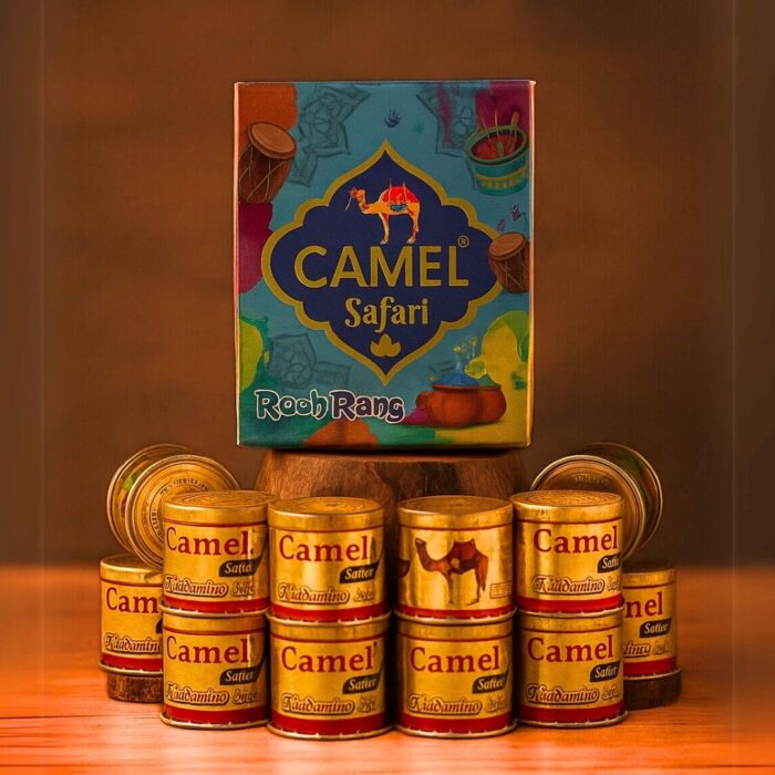 Safari 5g Dibbi Box Rooh Rang | Camel® Holi Colour Powder | Safe, Skin-Friendly, Non-Toxic Gulal for Holi, Festivals & Events – Set of Mini Color Boxes| Pack of 12 - Image 2