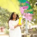 Holi Gulal Cylinder 2KG by Camel – Premium, Skin-Friendly & Herbal Holi Colour for Safe Celebrations