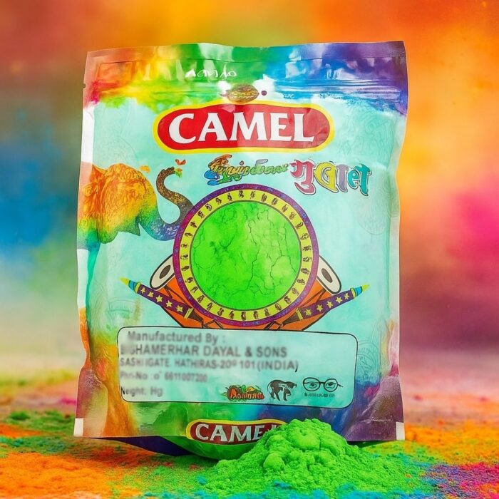 Rainbow 1kg Holi Gulal Pouch – Camel | Premium, Herbal, Skin-Friendly Festival Color Powder for Holi & Celebrations - Image 7