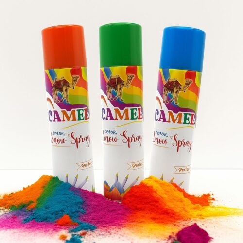 Snow Spray for Holi & Party Celebrations 350ml – Camel | Vibrant, Skin-Safe, Non-Toxic Colour Foam Spray for Festive Fun, Gifting & Events