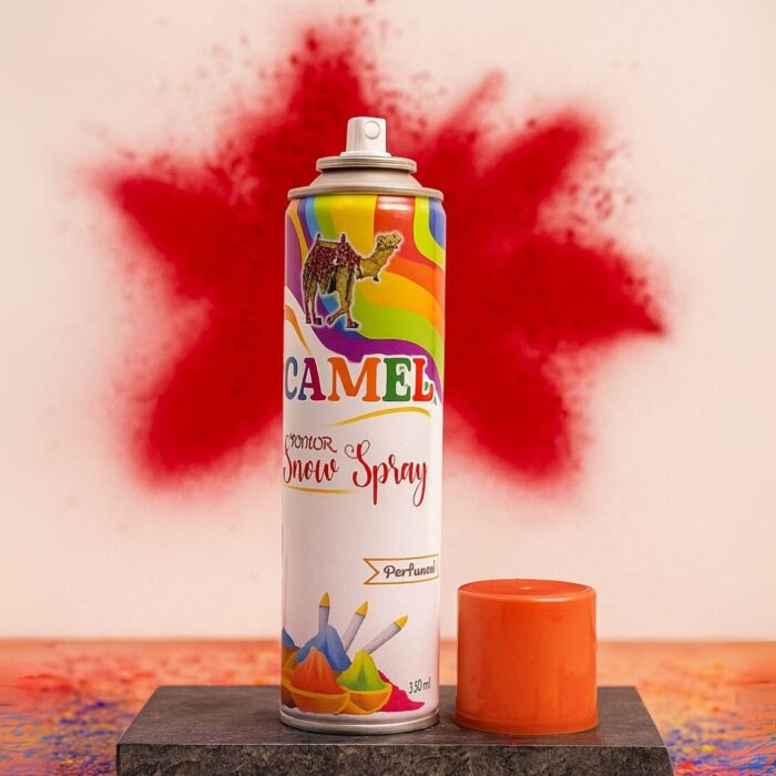 Snow Spray for Holi & Party Celebrations 350ml – Camel | Vibrant, Skin-Safe, Non-Toxic Colour Foam Spray for Festive Fun, Gifting & Events - Image 3