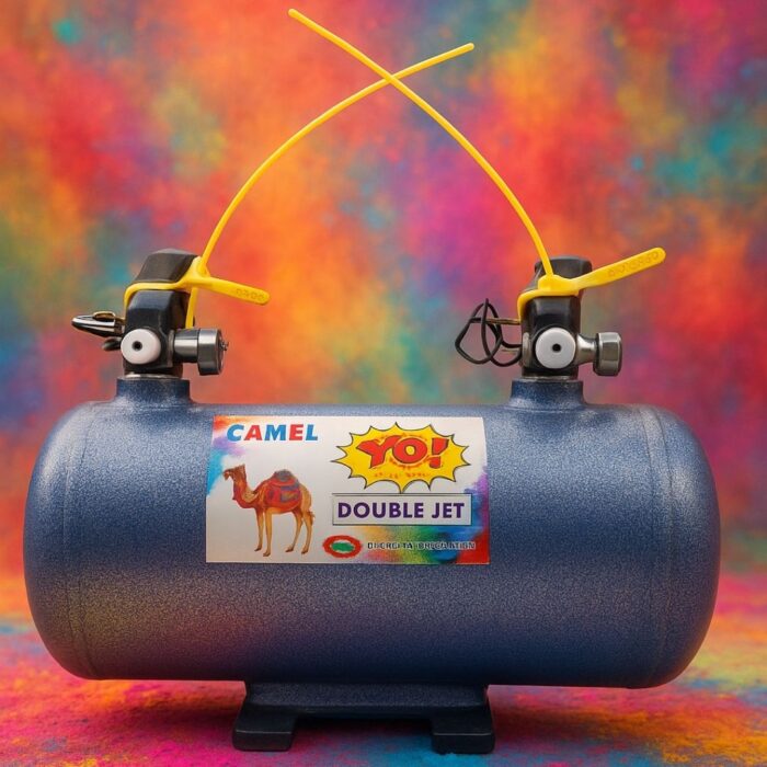 Camel YO-YO Double Jet Gulal Spray Cylinder – Vibrant Holi Colour Spray | Non-Toxic & Skin-Friendly | Long-Lasting Festive Colour Blast for Holi Celebrations