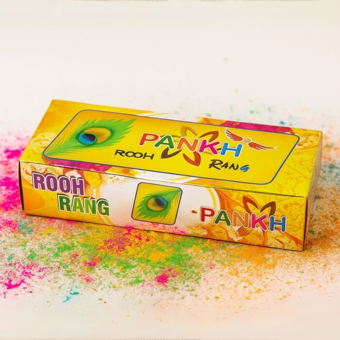 Pankh Rooh Rang Dibbi Box by Camel | Premium Holi Color Set with Vibrant, Herbal Gulal | Non-Toxic, Skin-Friendly, Eco-Safe | Festival Gift Pack for Family & Friends  |Pack of 10