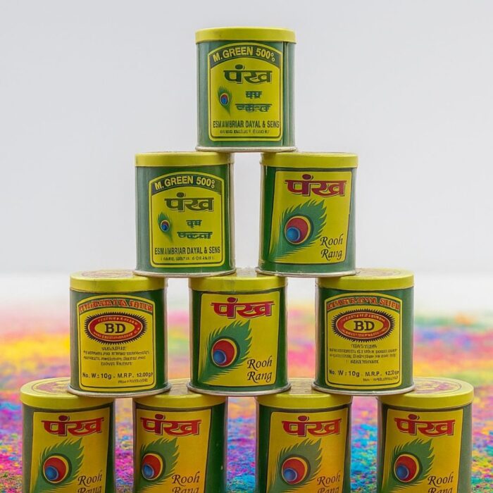 Pankh Rooh Rang Dibbi Box by Camel | Premium Holi Color Set with Vibrant, Herbal Gulal | Non-Toxic, Skin-Friendly, Eco-Safe | Festival Gift Pack for Family & Friends  |Pack of 10 - Image 2