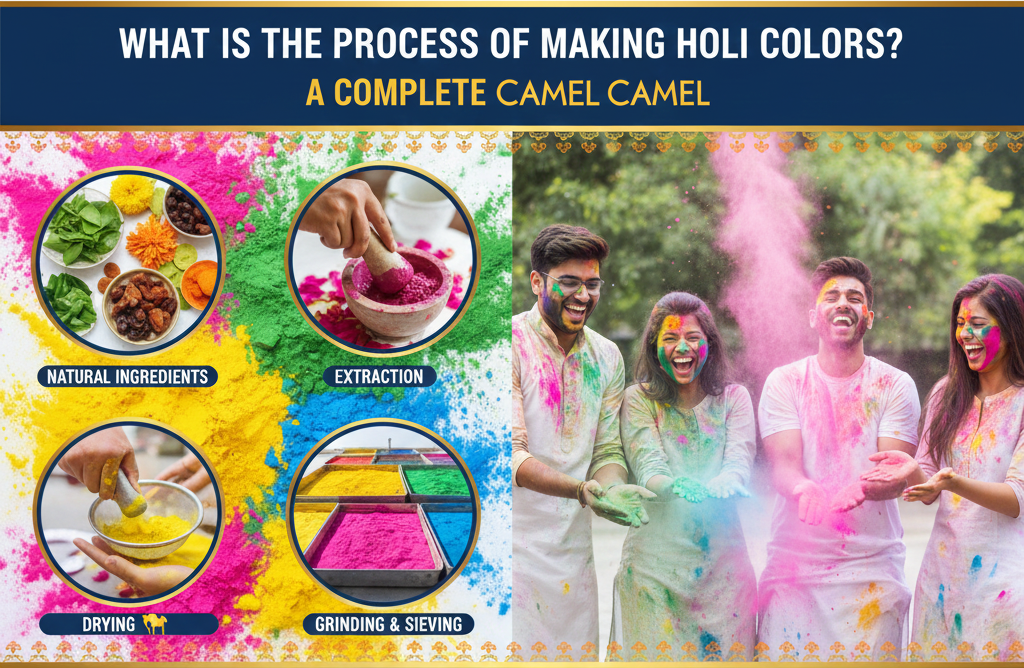 How Are Holi Colors Made | holi colours manufacturer in india