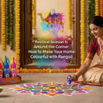 camel rangoli color